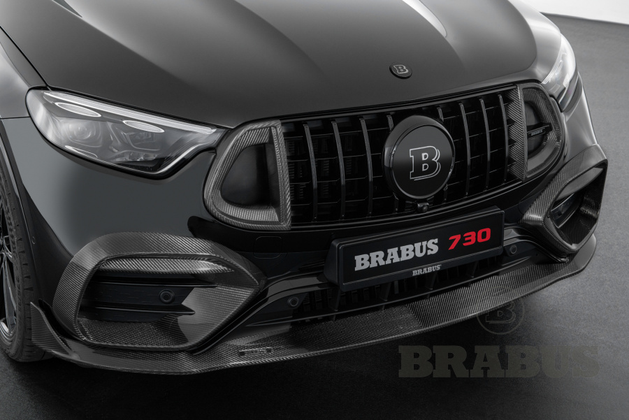 Карбоновый передний спойлер (матовый)