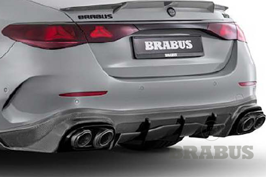 Задний диффузор карбон (матовый)