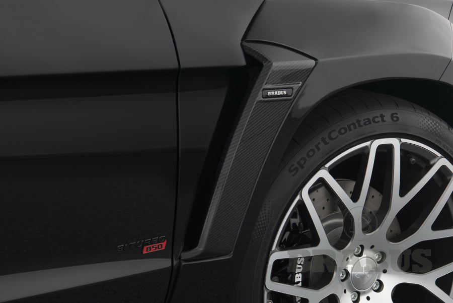 Воздуховоды в передние крылья. Карбон (матовый)