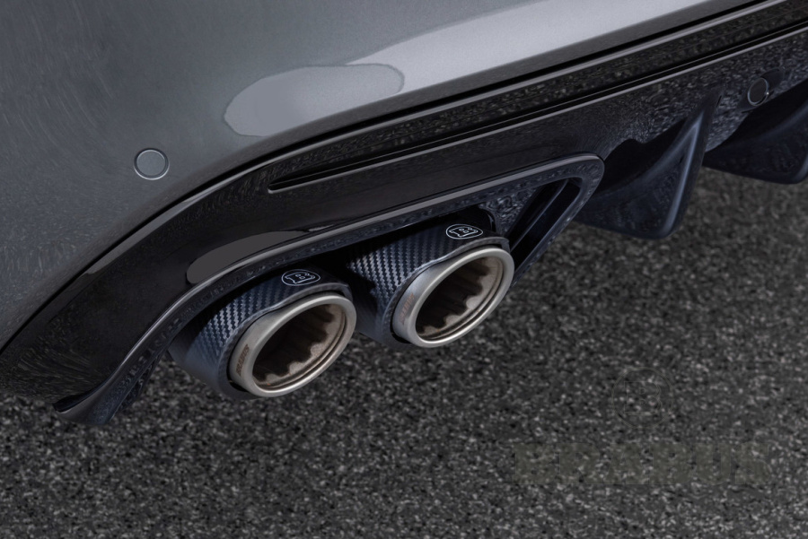 Насадки на выхлопную систему. Карбон