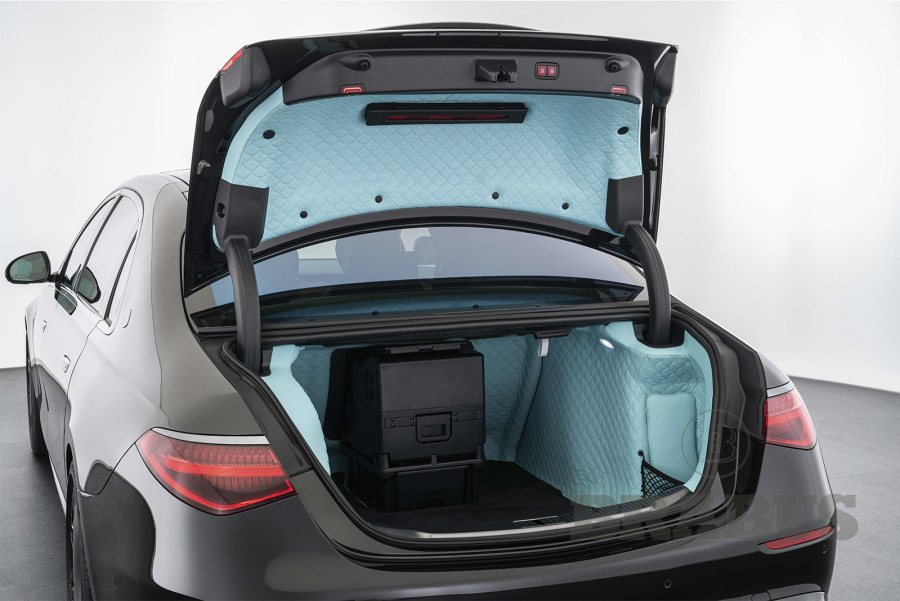 Стеганый кожаный багажник