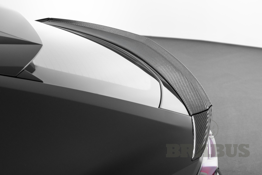 Задний спойлер карбон матовый