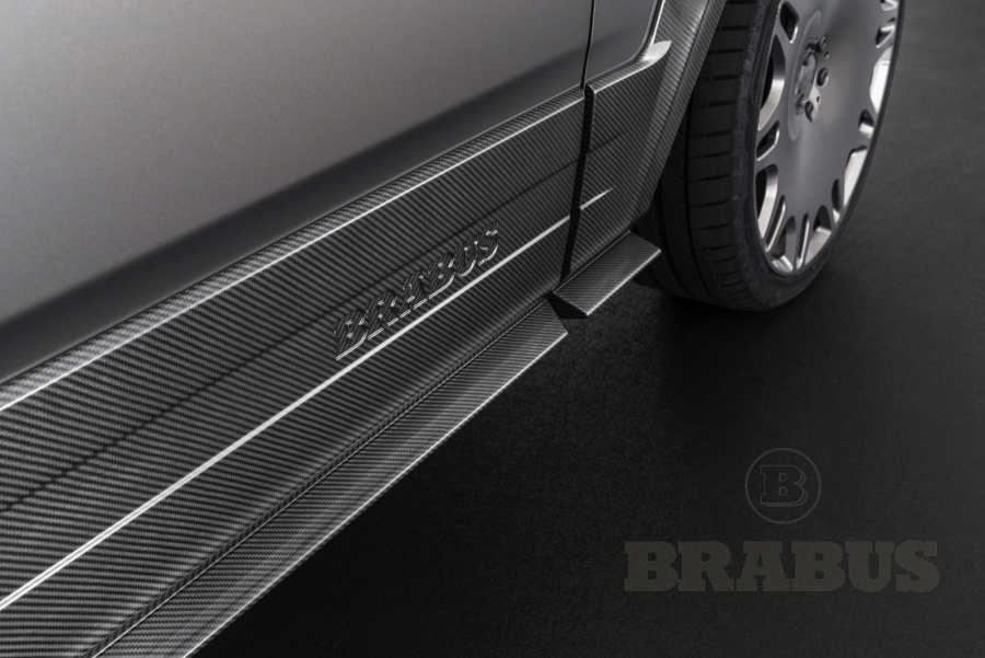 Комплект BRABUS Widestar Поколение II карбон матовый\черные выхлопные трубы