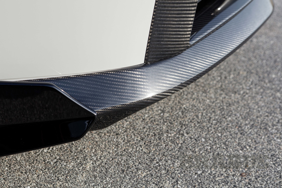 Спойлер для переднего бампера. Карбон (глянцевый)