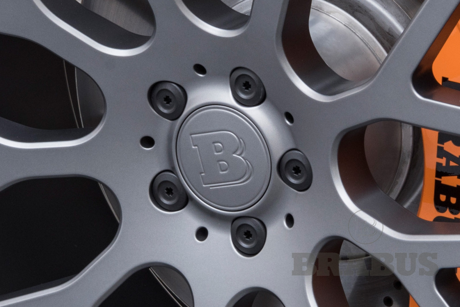 Крышки колесных болтов BRABUS, черного цвета
