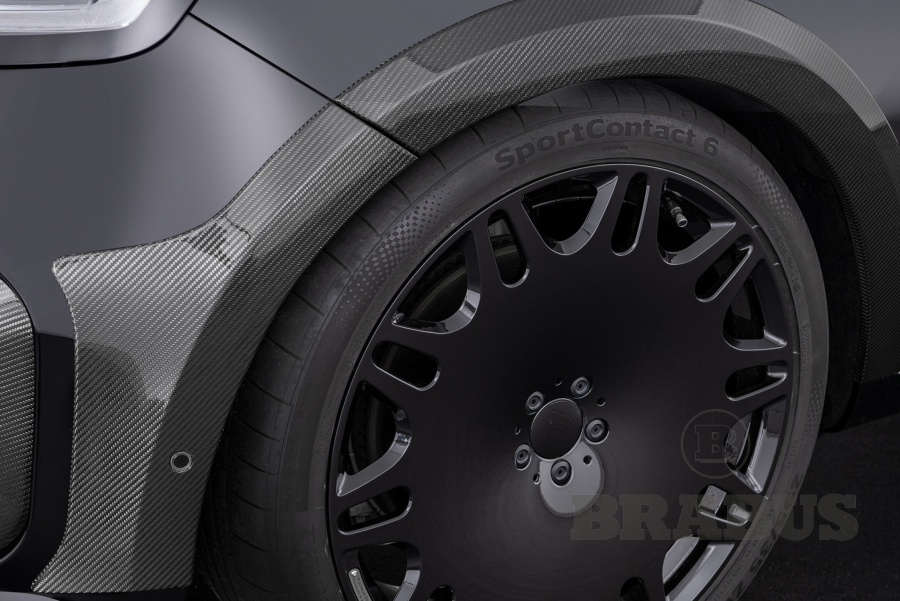 Карбоновые расширители арок (глянцевые). Короткая база.