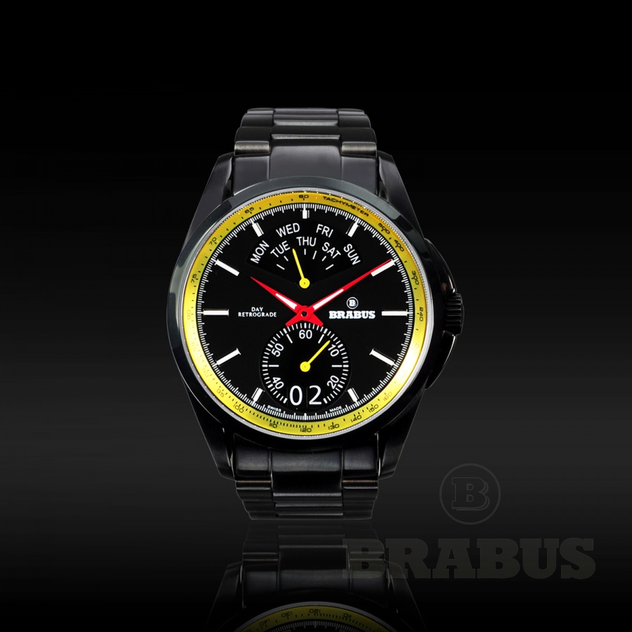 Часы BRABUS Retrograde II (желтые)