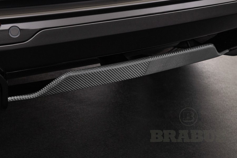 Карбоновый задний диффузор (матовый)