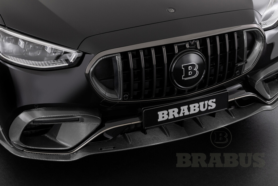 Вставки в передний бампер. Карбон (Глянцевый)