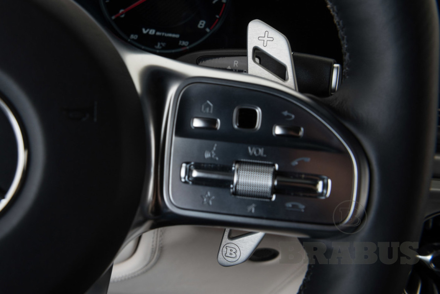 Лепестки переключения на руль, с логотипом BRABUS
