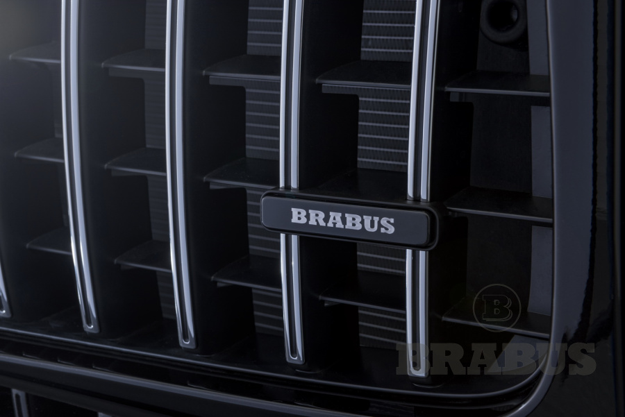 Логотип BRABUS с подсветкой, в решетку радиатора