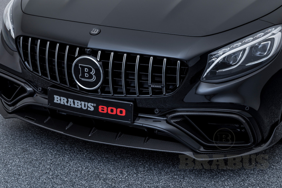 Спойлер для переднего бампера. Карбон (матовый)