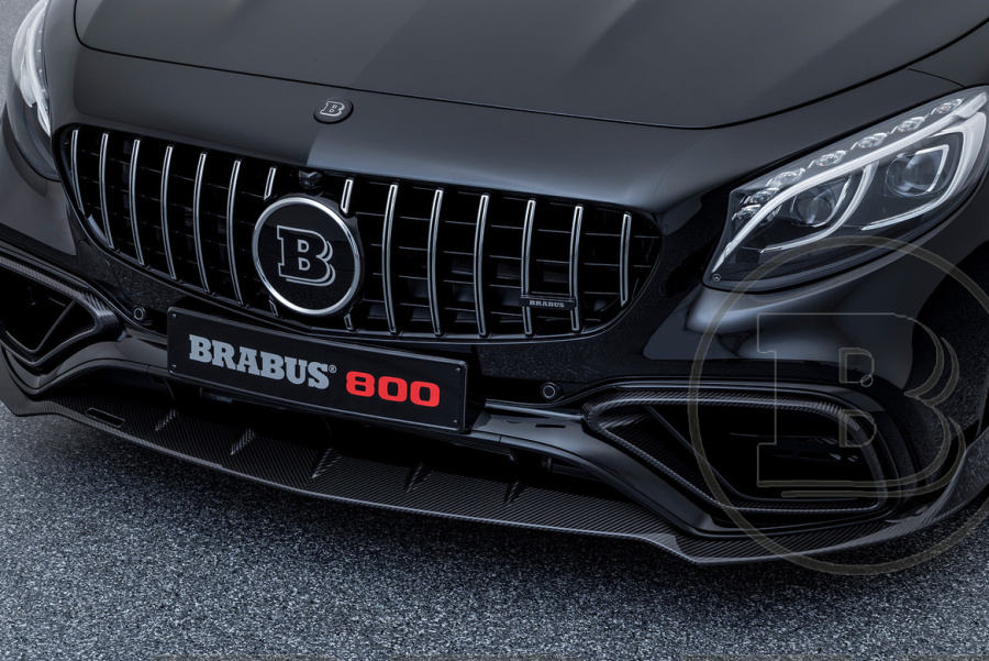 Спойлер для переднего бампера. Карбон (матовый)