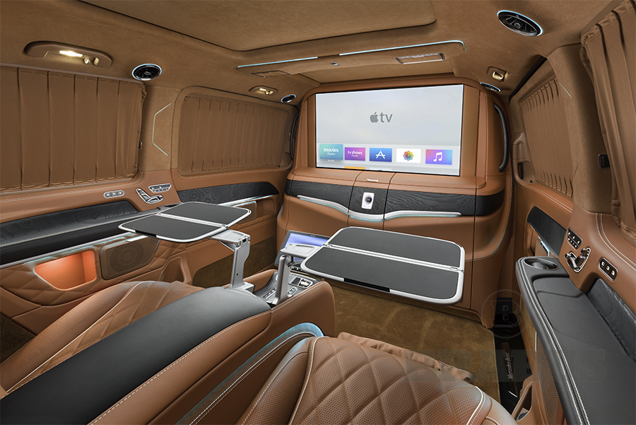 V-class Коричневый салон