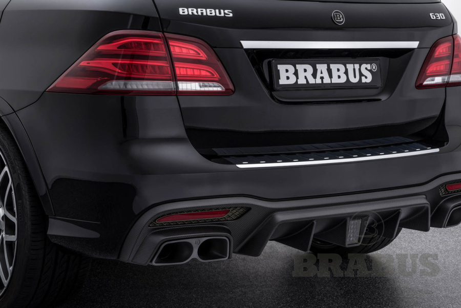 Задний диффузор. Карбон (глянцевый)