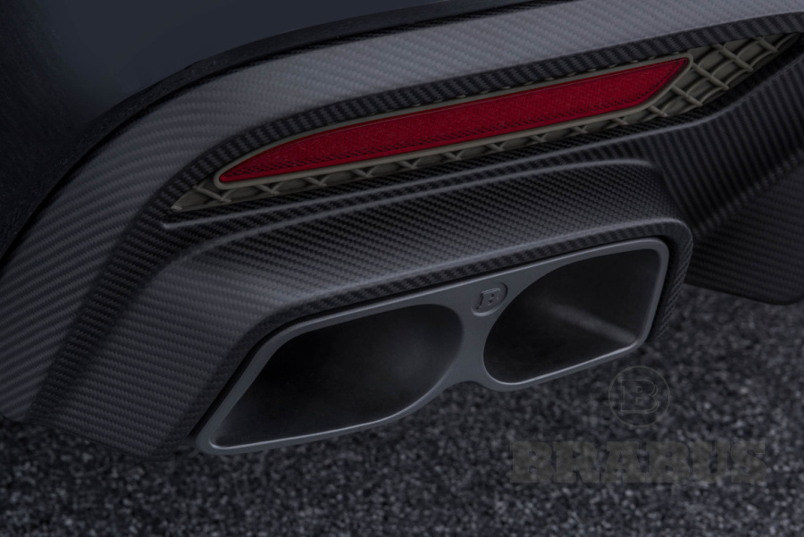 Задний диффузор. Карбон (матовый)