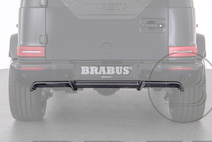 Задний диффузор. Карбон (матовый)