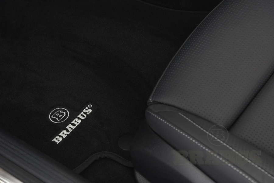 Комплект велюровых ковриков