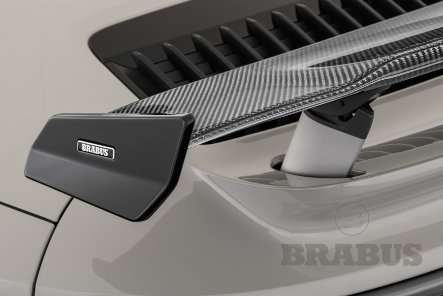 Задний спойлер на крышку багажника. Карбон (матовый)