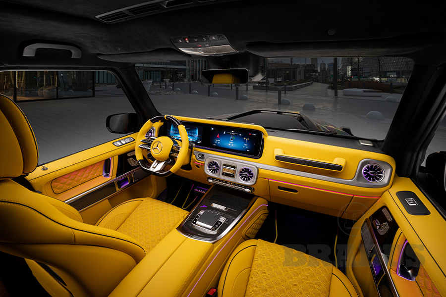G 700 BRABUS Yellow Interior