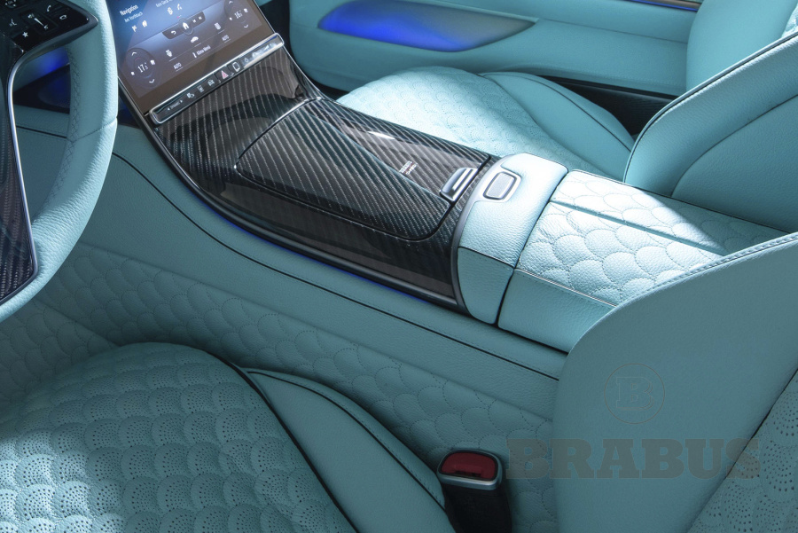 Кожаная центральная консоль