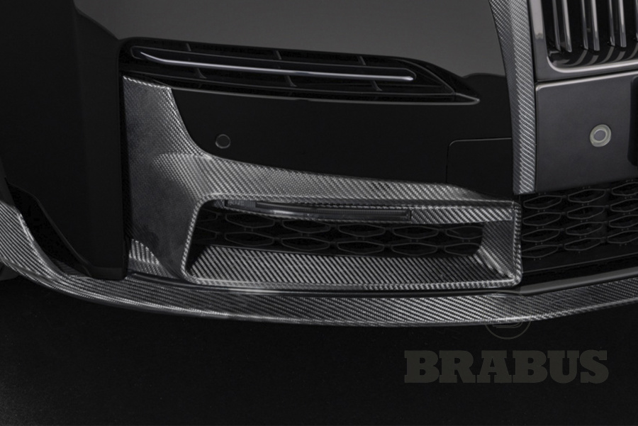 Карбоновые вставки в передний бампер (матовые)