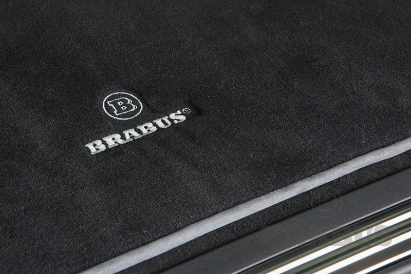 Велюровый ковер BRABUS в багажник (короткий)