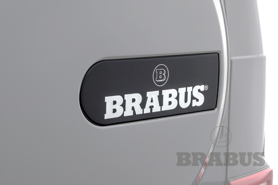 Логотип BRABUS на кожух запасного колеса