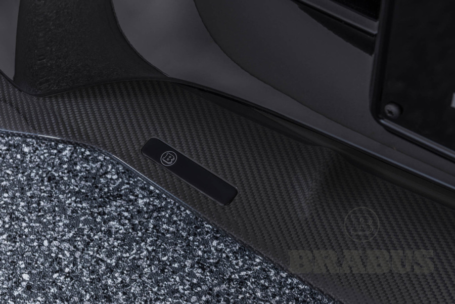 Спойлер для переднего бампера. Карбон (матовый)