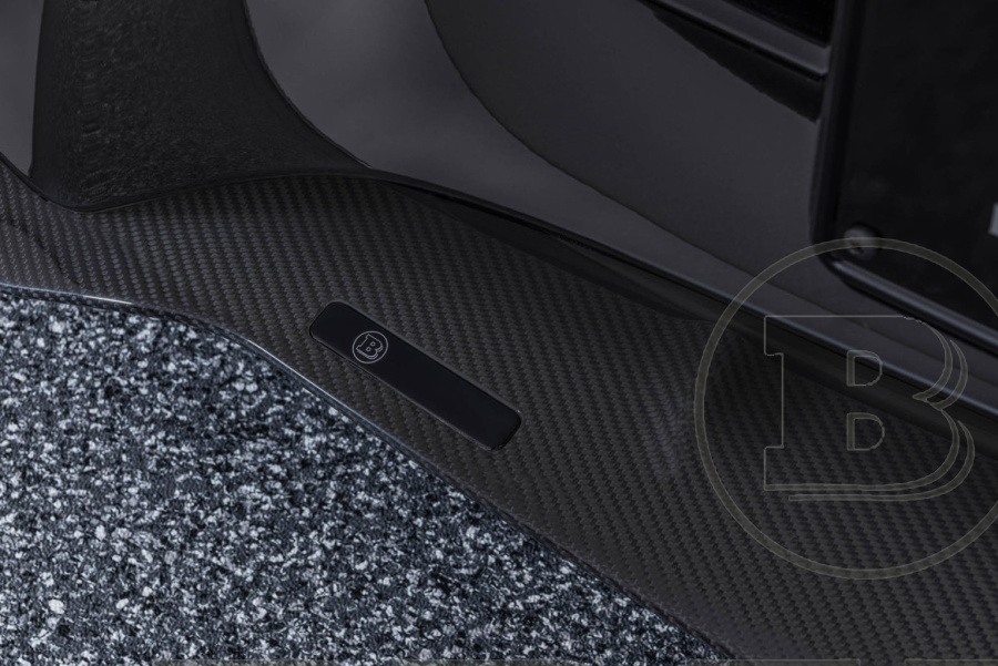 Спойлер для переднего бампера. Карбон (матовый)