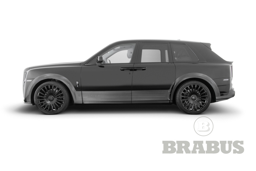 Комплект BRABUS Widestar карбон матовый\черные выхлопные трубы