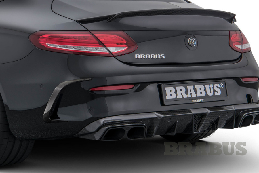 Задний диффузор. Карбон (глянцевый)