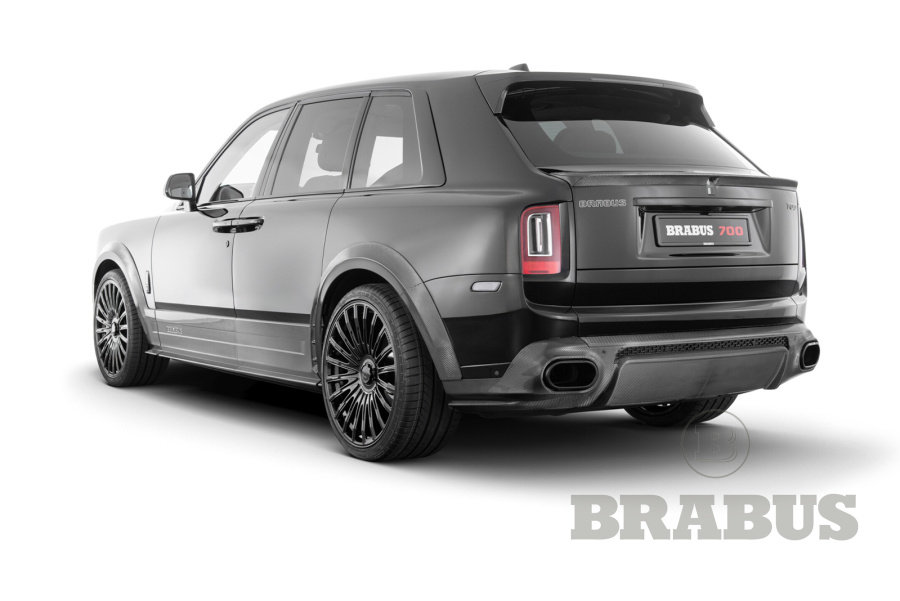 Комплект BRABUS Widestar карбон матовый\хромированные выхлопные трубы