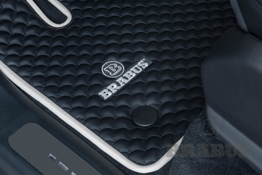 Кожаные стеганые ковры на пол