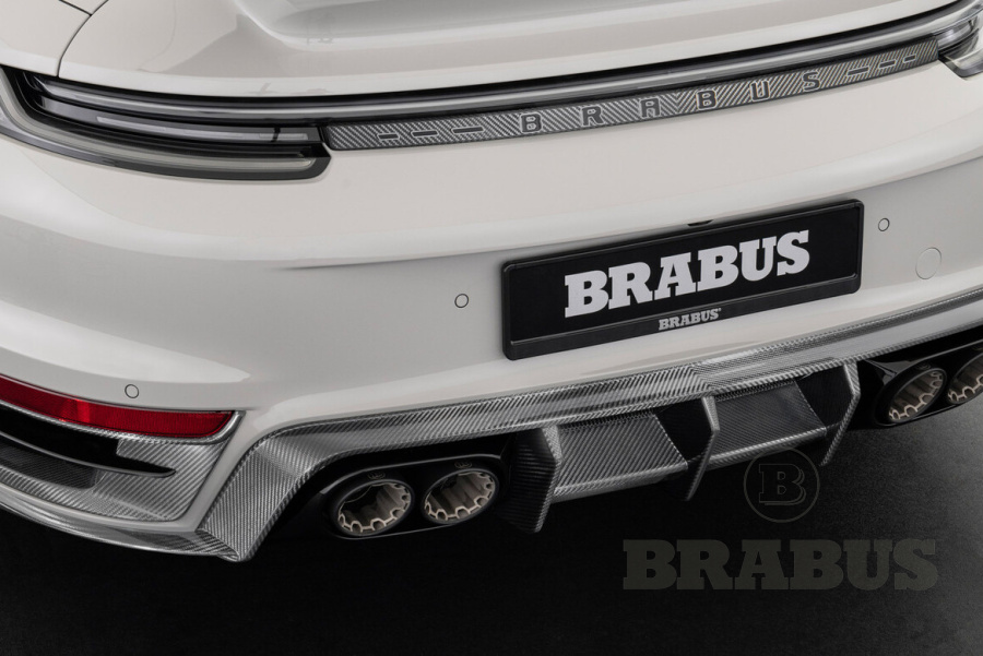 Боковые вставки в задний бампер. Карбон (матовый)