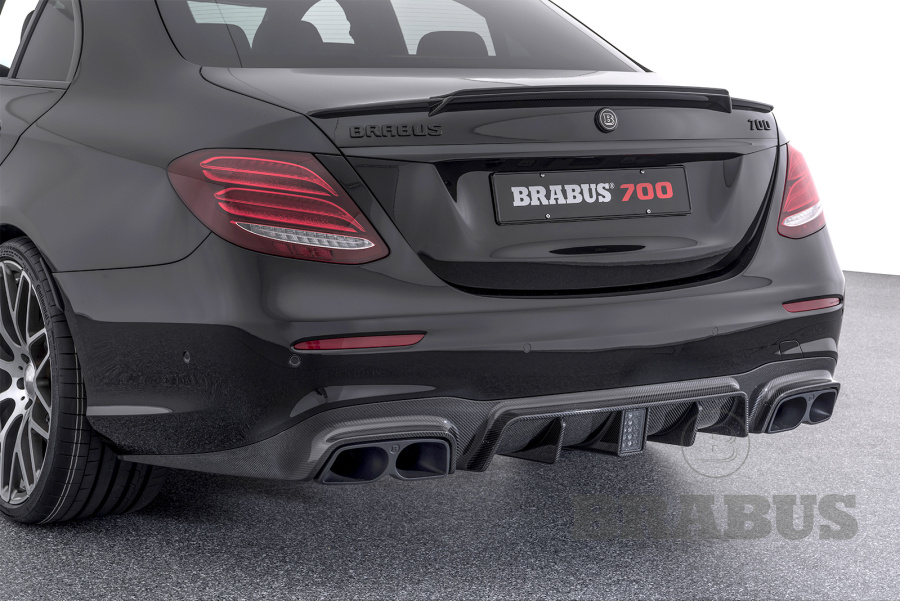 Диффузор заднего бампера. Карбон (глянцевый)