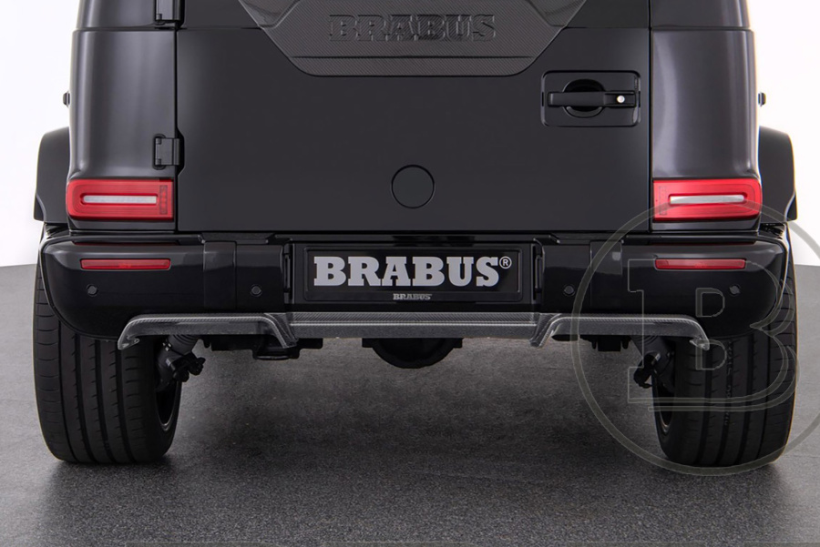 Задний диффузор. Карбон (матовый)