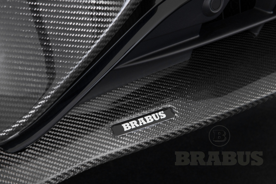 Карбоновый передний спойлер (матовый)