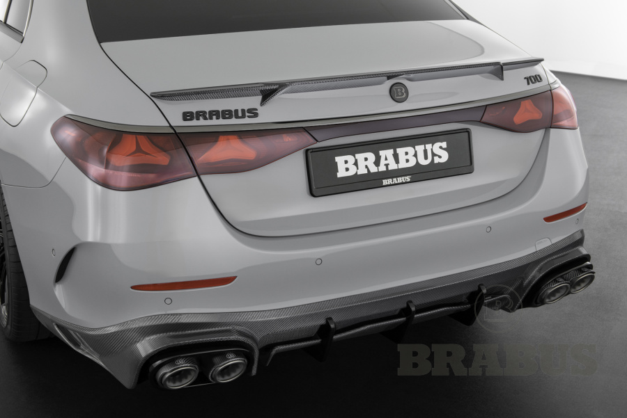 Задний спойлер карбон (матовый)