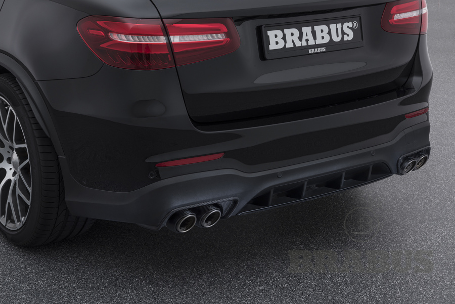 Накладки заднего бампера. Карбон (глянцевый)