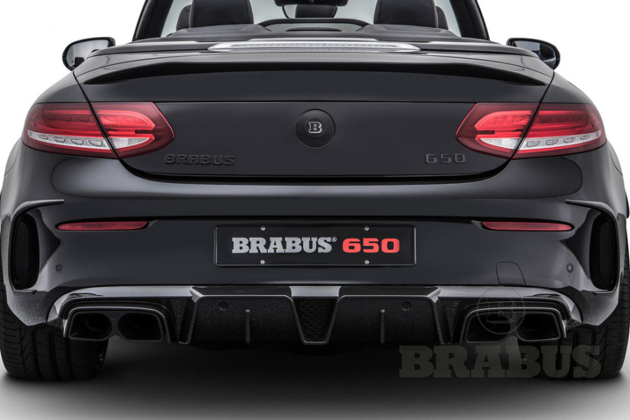 Задний диффузор. Карбон (глянцевый)