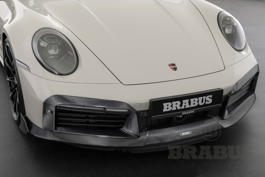 Спойлер для переднего бампера. Карбон (глянцевый)