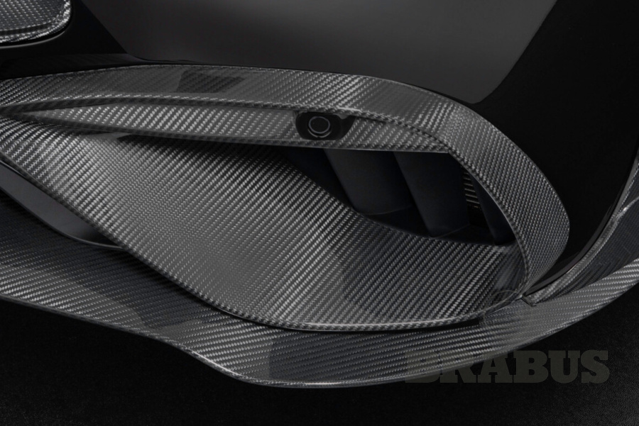 Вставки в передний бампер. Карбон (глянцевый)