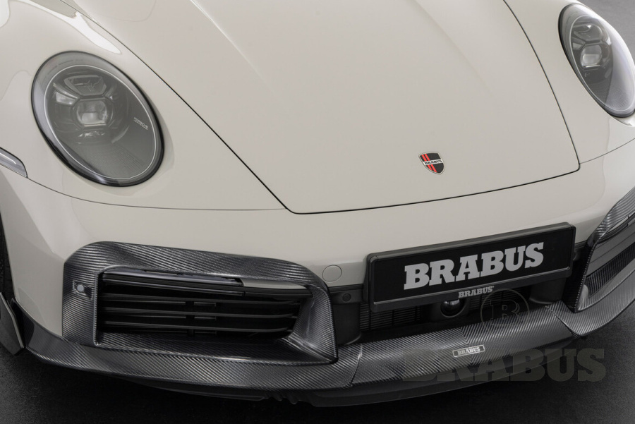 Вставки в передний бампер. Карбон (матовый)