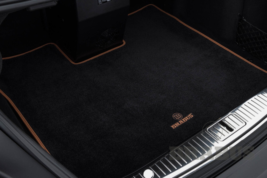 Велюровый ковер в багажник - большой