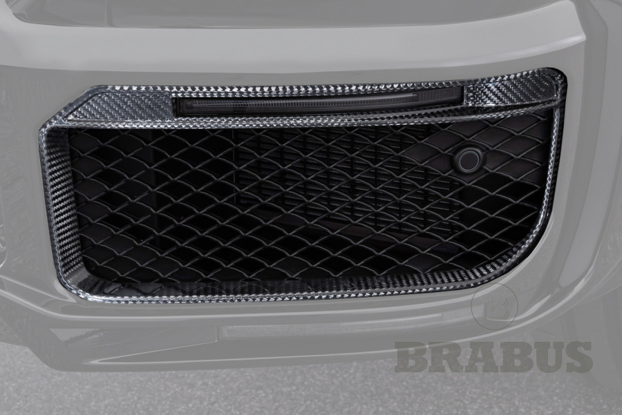 Вставки в передний бампер. Карбон (глянцевый)