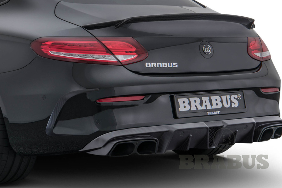 Задний диффузор. Карбон (матовый)