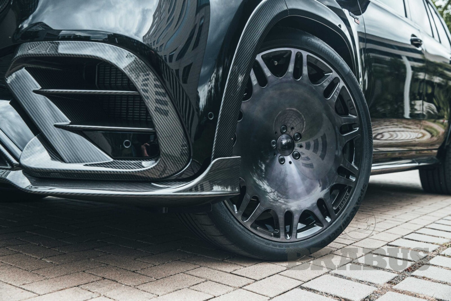 Спойлер для переднего бампера. Карбон (матовый)