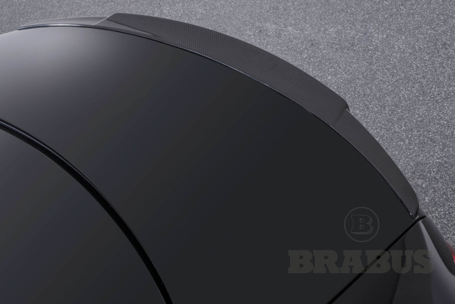 Задний спойлер на крышку багажника. Карбон (глянцевый)