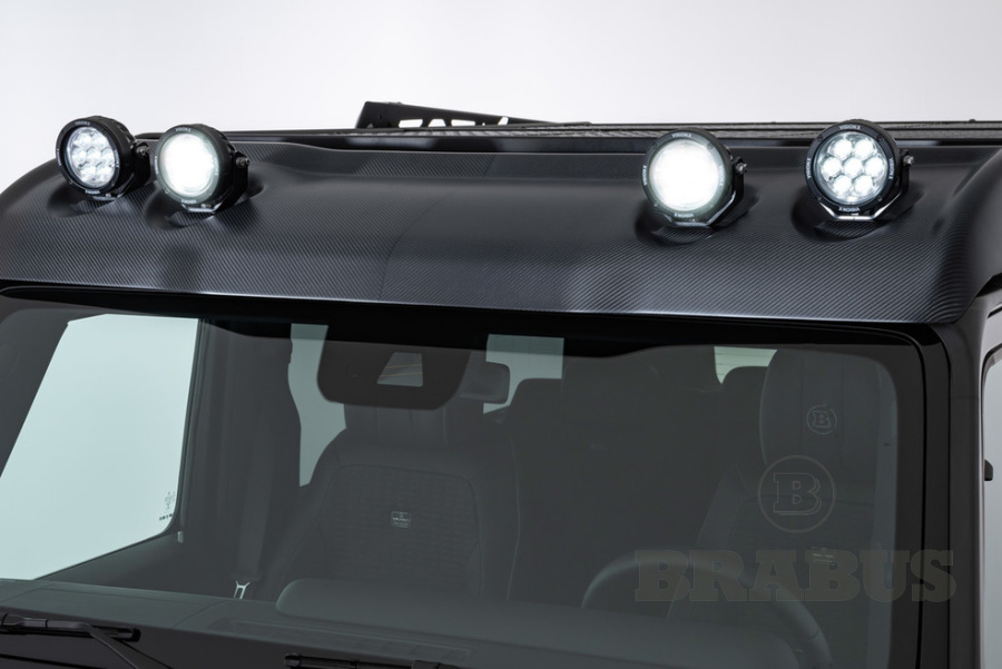 Дефлектор на крышу с LED фарами